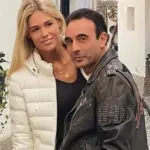 Ana Soria con Enrique Ponce. (Foto: Instagram)
