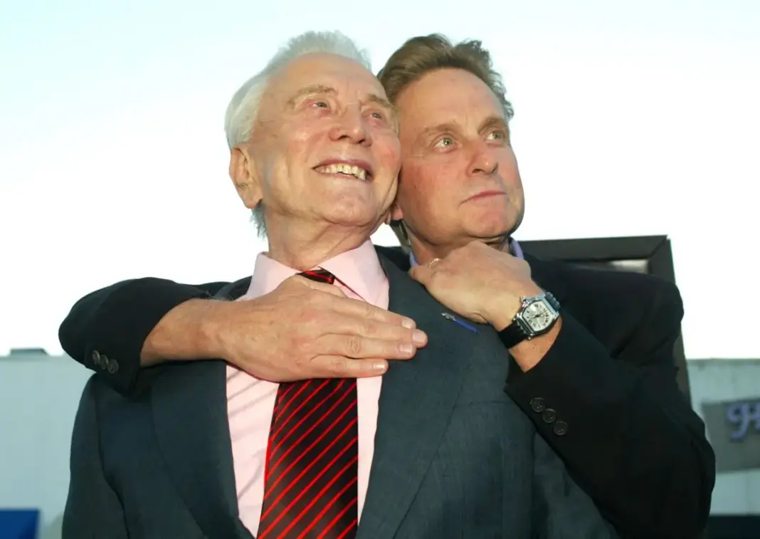 Michael Douglas y Kirk Douglas