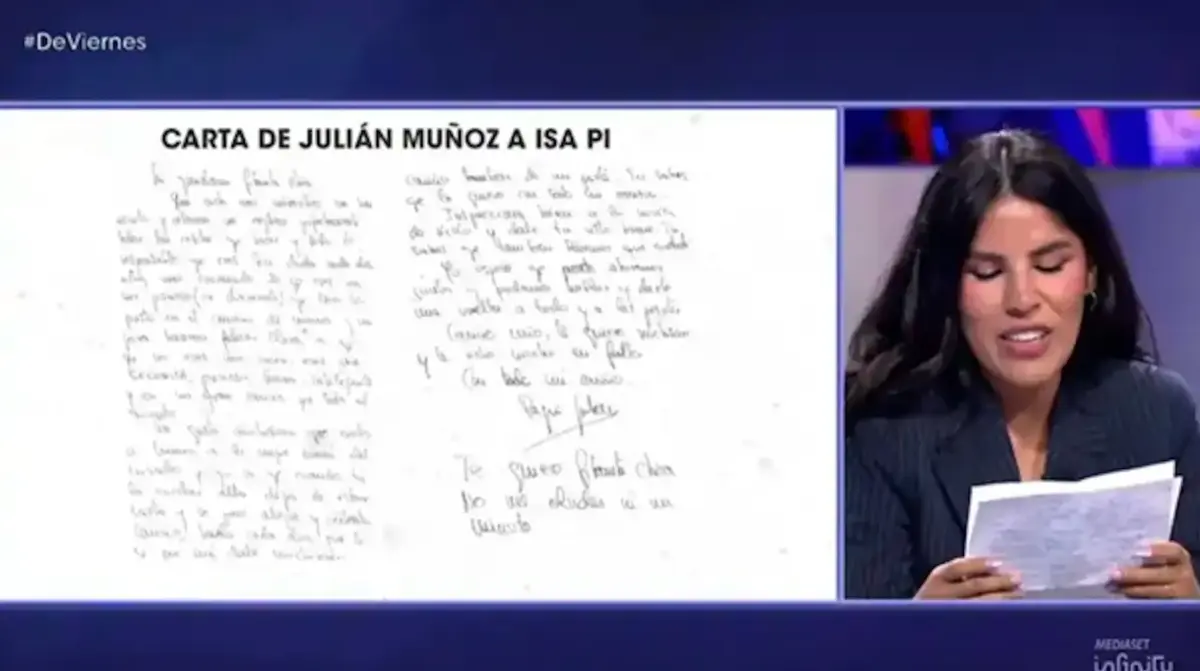 Isa Pantoja se sincera sobre Julián Muñoz y confiesa lo que sentía por él: "Un amor era sincero" Isa Pantoja en '¡De Viernes!'. (Foto: YouTube)